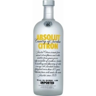 Absolut Citron 1 L วอดก้า / เตกีล่า vodka / tequila ยกลัง 12 ขวด 8000 บาท