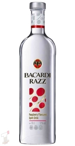 Bacardi Big Razz Rum 1 L   ยกลัง 12 ขวด 8400 บาท