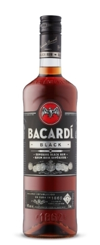 Bacardi Black Rum 750 ML   ยกลัง 12 ขวด 7800 บาท