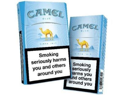 Camel Blue  บุหรี cigarette (Tar : 8 mg NIcotine : 0.6 mg Carbon : 9 mg Country : Europe)