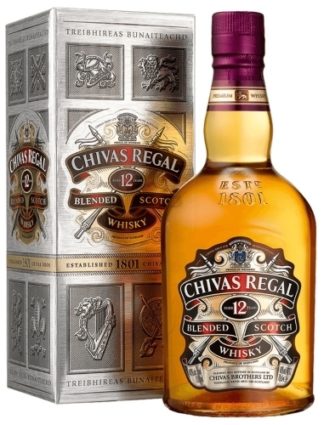 Chivas Regal 12 Years 750 ML   ยกลัง 12 ขวด 10520 บาท
