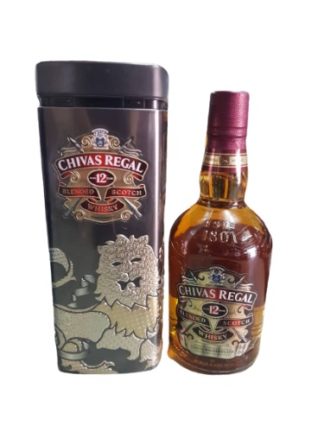 Chivas Regal 12y Metal Box 70cl 700 ML เหล้า whiskey ยกลัง 12 ขวด 13000 บาท