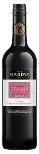Hardys Stamp Shiraz - Cabernet Sauvignon  ไวน์ wine ยกลัง 12 ขวด 6200 บาท