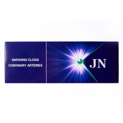 JN Blue Ice Slim  บุหรี cigarette (1 เม็ดบีบ - Tar: 8mg Nicotine: 8mg Carbon monoxide: 8mg)