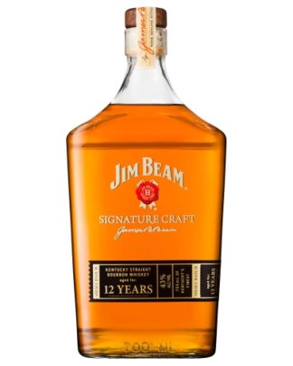 Jim Beam Signature Craft 12 years old 1 L เหล้า whiskey ยกลัง 12 ขวด 13500 บาท