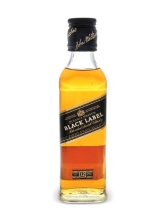 Johnnie Walker Black Label 200 ML เหล้า whiskey (ขั้นต่ำ 4 ขวด)