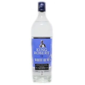 King Robert II White Rum 1 L เหล้า whiskey ยกลัง 12 ขวด 5200 บาท (43%)