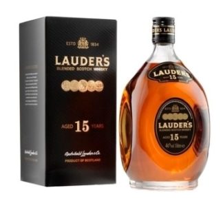 Lauder's 15 Years 700 ML เหล้า whiskey ยกลัง 12 ขวด 20600 บาท (40%)