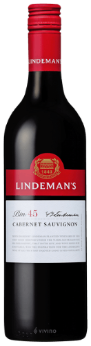 Lindeman's Bin 45 Cabernet Sauvignon  ไวน์ wine ยกลัง 12 ขวด 5900 บาท