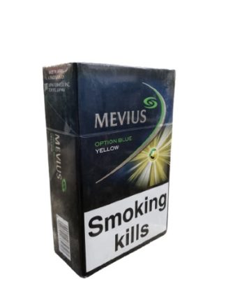 Mevius Option Yellow  บุหรี cigarette (Made in Myanmar)
