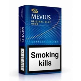 Mevius Original Blue  บุหรี cigarette (Country : Japan Tar : 9 mg NIcotine : 0.7 mg Carbon : 10 mg)