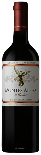 Montes Alpha Merlot  ไวน์ wine ยกลัง 12 ขวด 10900 บาท