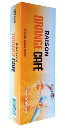 Raison Orange Cafe    (Made In Korea | Tar 6.0mg  Nicotine 0.5mg)
