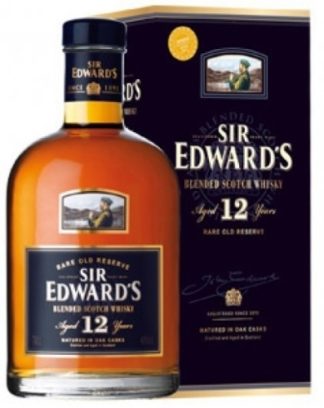 Sir Edward's 12 Years Blended Scotch Whisky 750 ML เหล้า whiskey ยกลัง 12 ขวด 8900 บาท