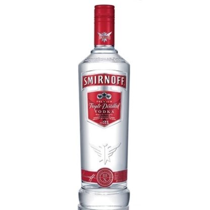 Smirnoff Red 1 L วอดก้า / เตกีล่า vodka / tequila ยกลัง 12 ขวด 6600 บาท