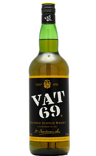 VAT 69 Blended Scotch Whisky 1 L   ยกลัง 12 ขวด 8000 บาท