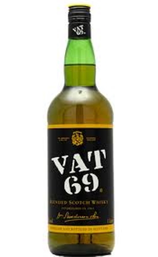 VAT 69 Blended Scotch Whisky 750 ML เหล้า whiskey ยกลัง 12 ขวด 7000 บาท