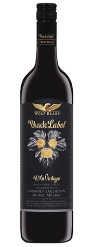 Wolf Blass Black Label Cabernet Sauvignon Shiraz Malbec    ยกลัง 12 ขวด 32800 บาท