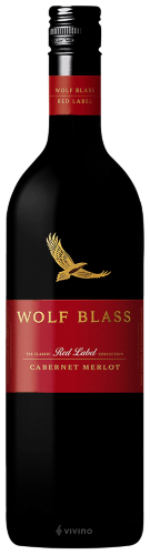 Wolf Blass Red Label Cabernet - Merlot  ไวน์ wine ยกลัง 12 ขวด 5500 บาท