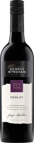 Wyndham Estate Bin 999 Merlot 750 ML ไวน์ wine ยกลัง 12 ขวด 7200 บาท