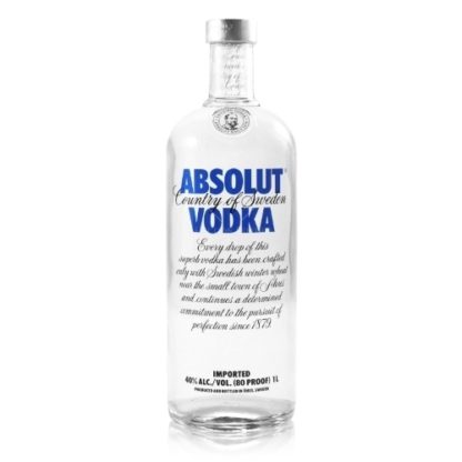 Absolut Vodka Orginal 1 L วอดก้า / เตกีล่า vodka / tequila ยกลัง 12 ขวด 7500 บาท