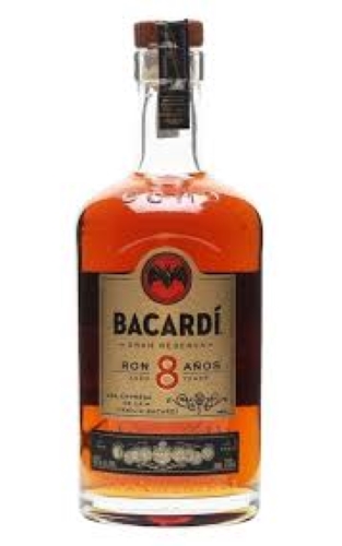 bacardi 8 years 1 L วอดก้า / เตกีล่า vodka / tequila ยกลัง 12 ขวด 12800 บาท