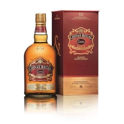 chivas regal extra 1 L เหล้า whiskey ยกลัง 12 ขวด 16000 บาท