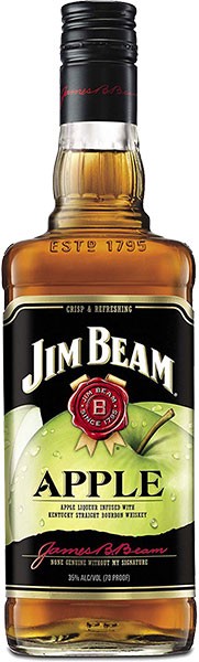 Jim Beam Apple 1 L เหล้า whiskey ยกลัง 12 ขวด 9000 บาท