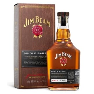 jim beam single barrel 750 ML เหล้า whiskey ยกลัง 12 ขวด 12200 บาท (47.5%)