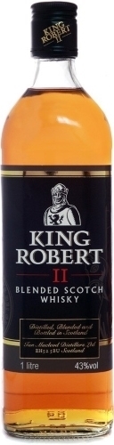 King Robert II 1 L เหล้า whiskey ยกลัง 12 ขวด 7500 บาท (40%)