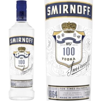 smirnoff 100 proof 1 L วอดก้า / เตกีล่า vodka / tequila ยกลัง 12 ขวด 7360 บาท