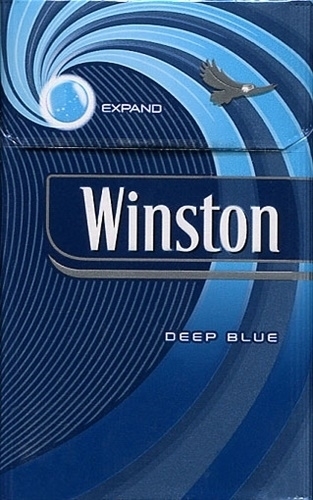 winston deep blue  บุหรี cigarette